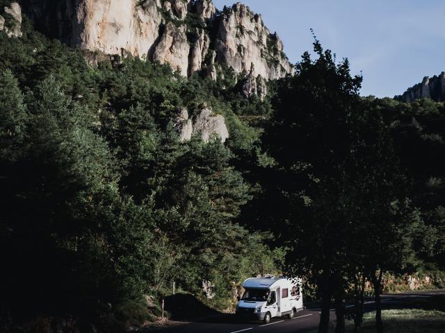 Motorhomes in the Gorges du Tarn