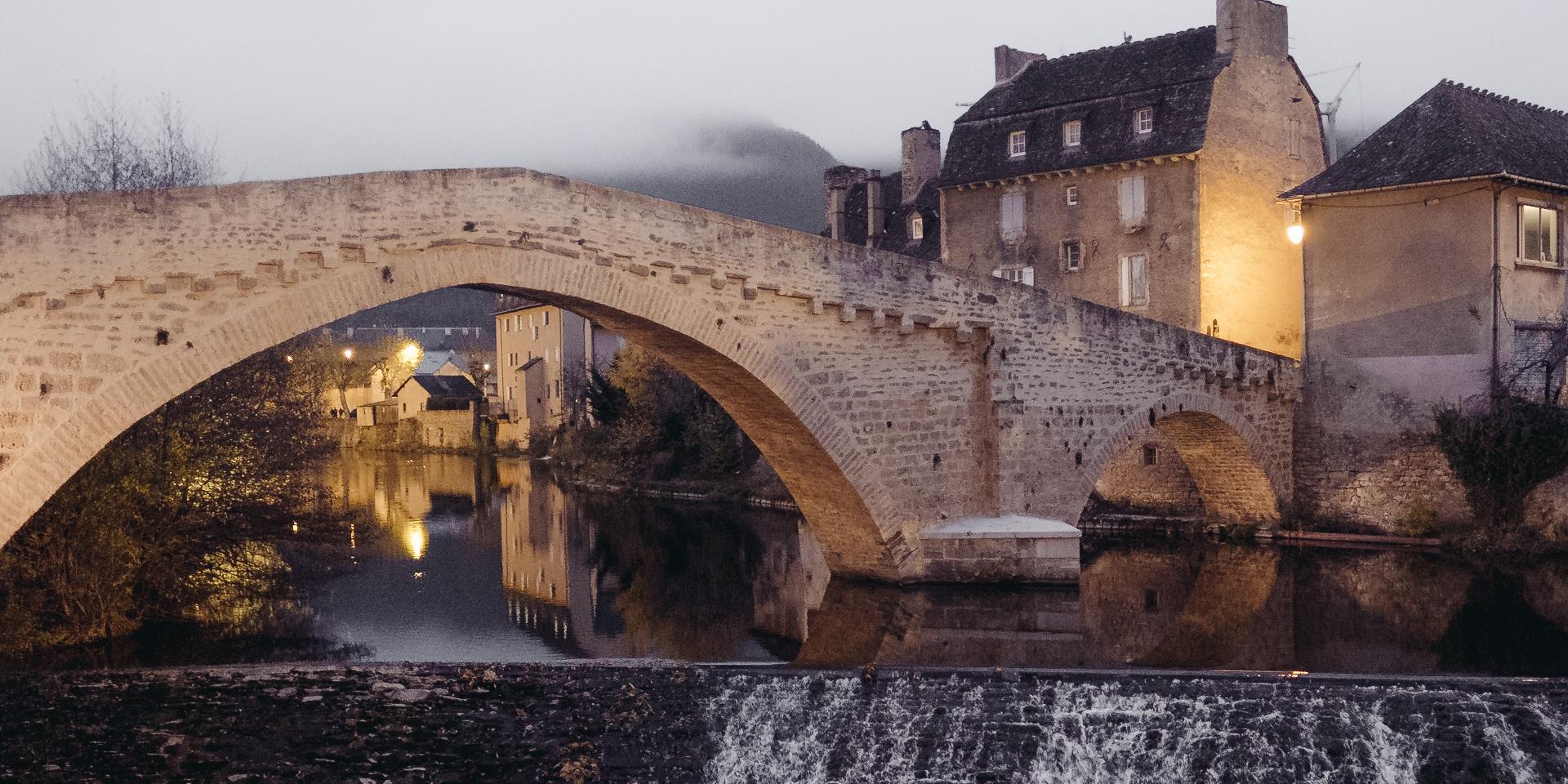 Notre Dame Bridge at Mende - Lot Valley