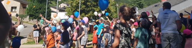 Laché de ballon à Chanac