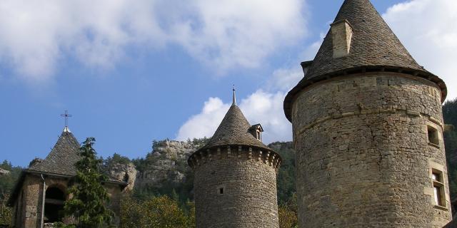 Chateau de St Saturnin de Tartaronne dans la vallée du Lot