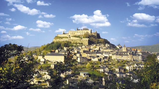 Château et cité de Sévérac le château dans l'Aveyron