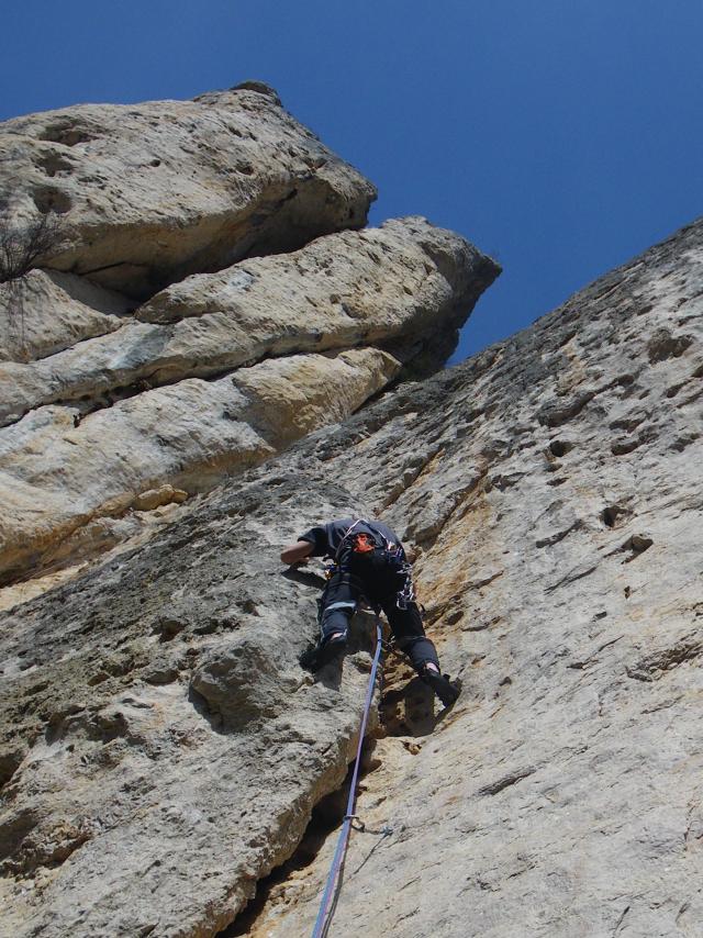 Escalade dans les Gorges de la Jonte