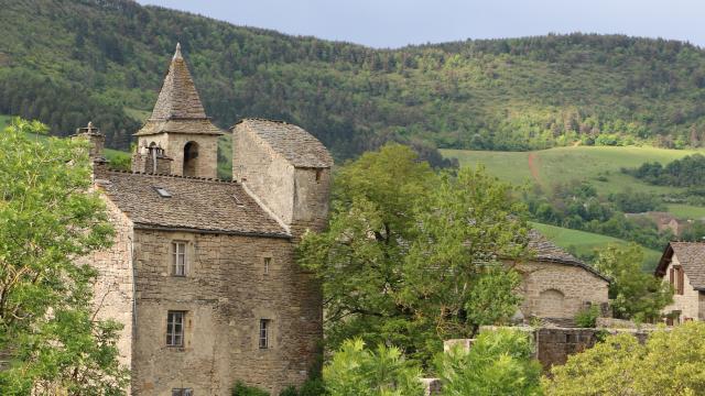 Hameau fortifie du Villard à coté de Chanac dans la Vallée du lot