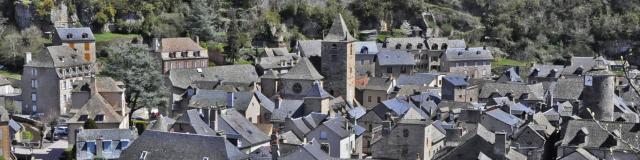 Vue générale de La Canourgue 