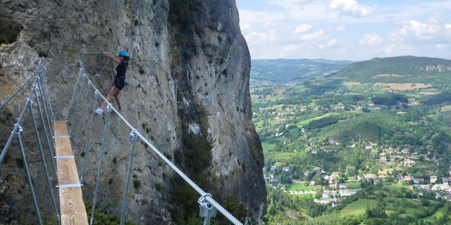 Via Ferrata de La Canourgue sur à Roqueprins