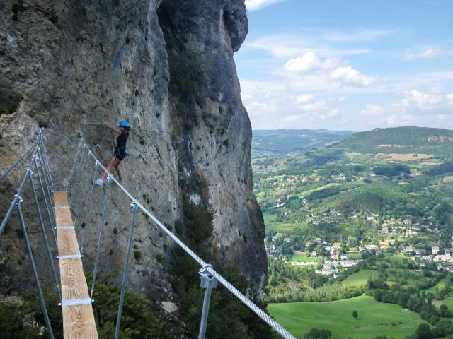 Via Ferrata de La Canourgue sur à Roqueprins