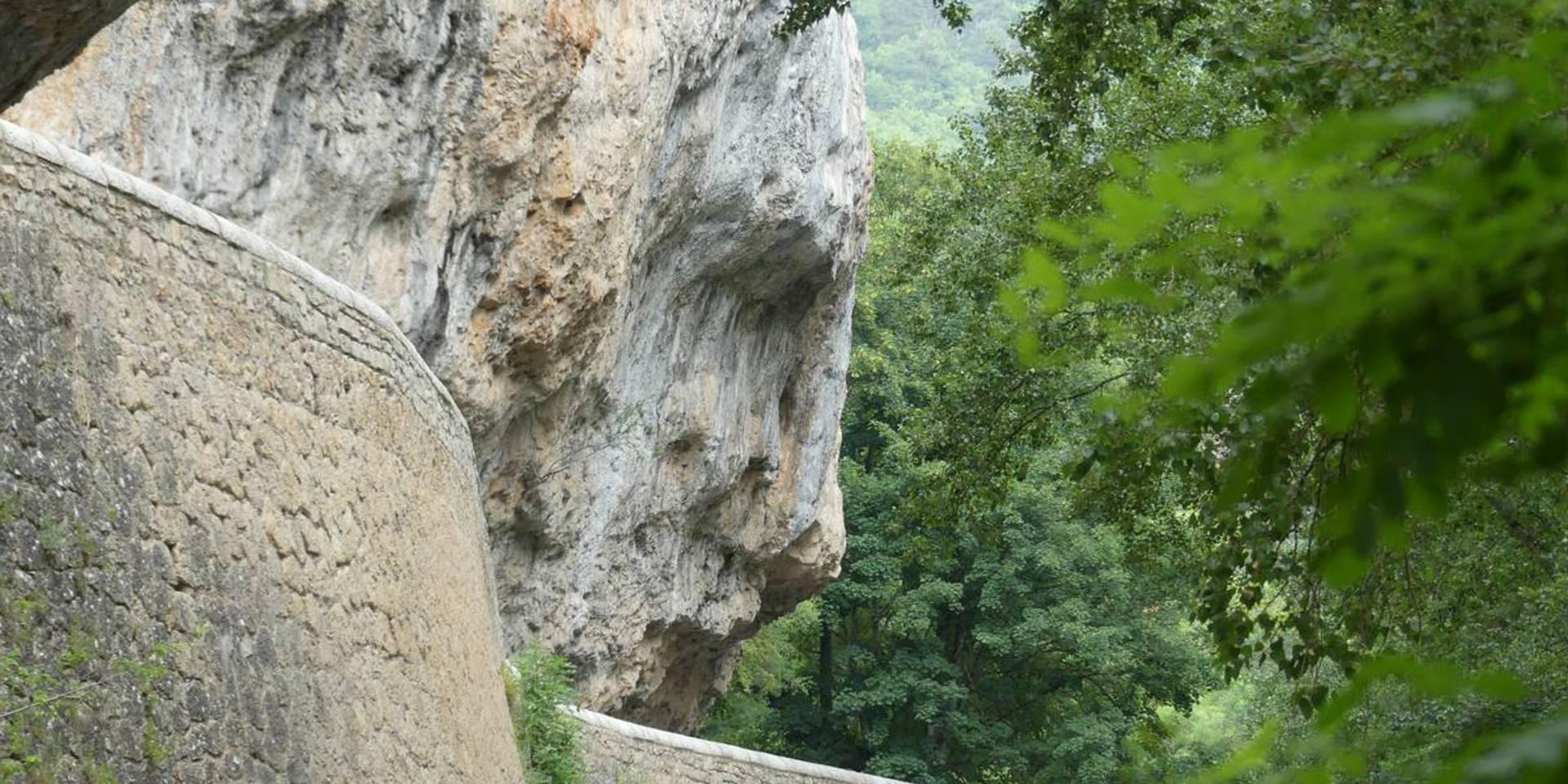 Face of Christ in the Gorges du Tarn