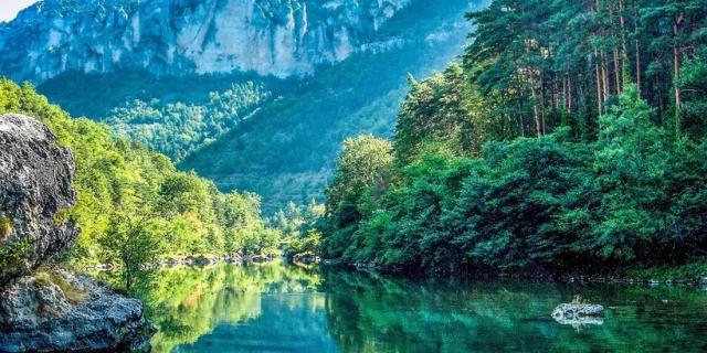 Rivière tarn gorges du tarn