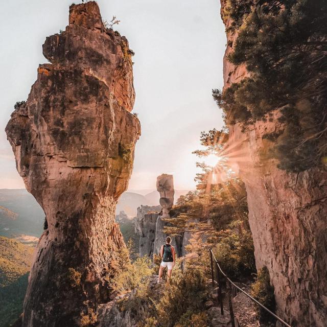 randonnée des Corniches du Causse Méjean Instagram #aubracgorgesdutarn