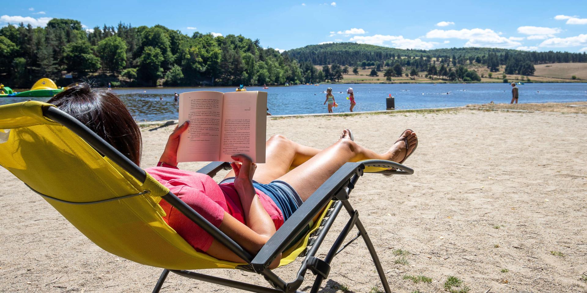 Relaxation at Lac du Moulinet in Aubrac.