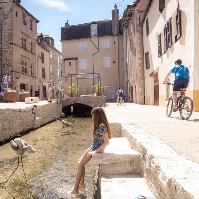 Visite la Canourgue petite Venise lozérienne.