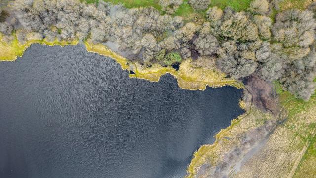 Lac De Souveyrols vu d'en haut.