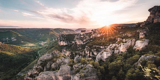 Les falaises des Gorges de la Jonte