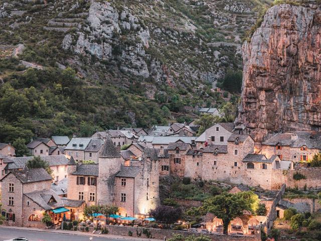 Village de La Malène dans les Gorges du Tarn