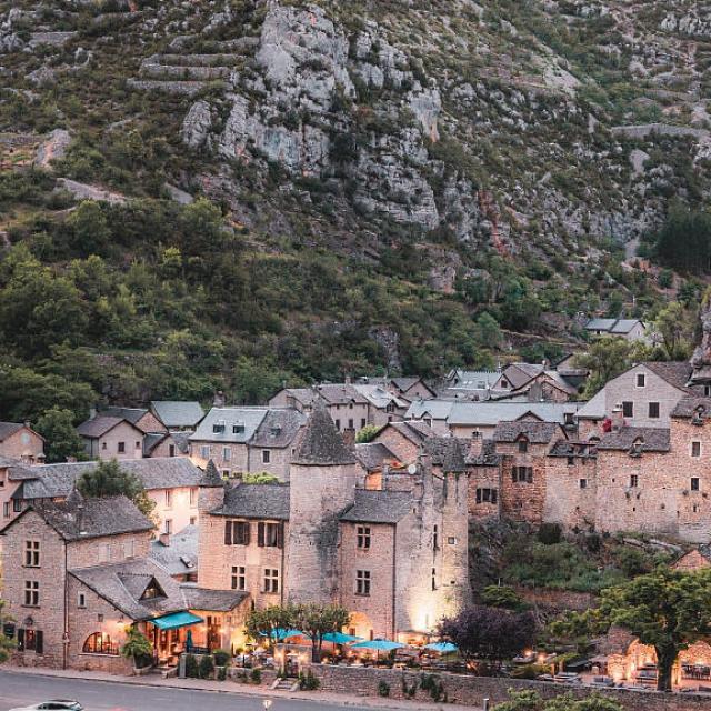 Village de La Malène dans les Gorges du Tarn