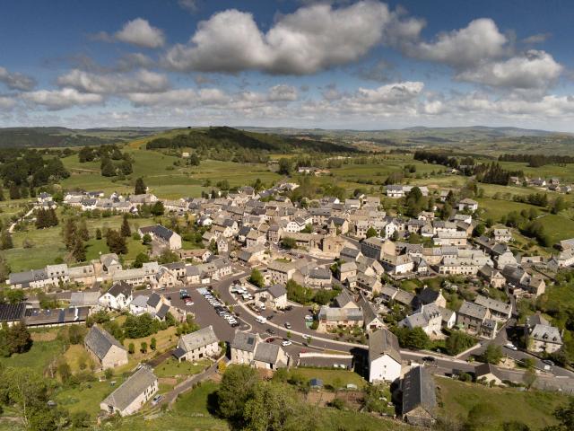 Village Nasbinals Aubrac.