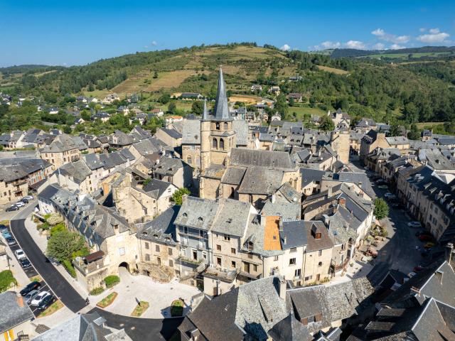 Saint Côme D'olt, vu du ciel.