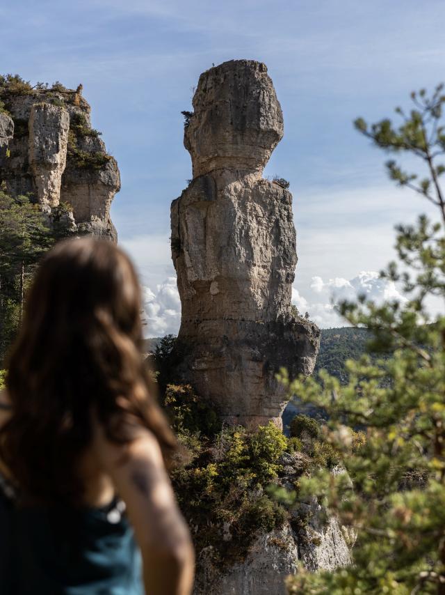 vue rochers Gorges de la Jonte