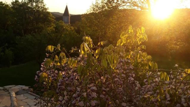 Coucher de soleil la Tieule.