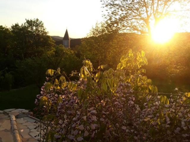 Coucher de soleil la Tieule.