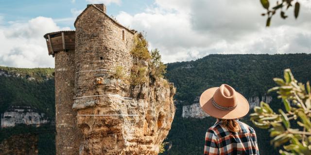 Vue sur le Château de Peyrelade Vanessa Martin Leblogcashpistache Crtloccitanie