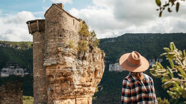 Vue sur le Château de Peyrelade Vanessa Martin Leblogcashpistache Crtloccitanie