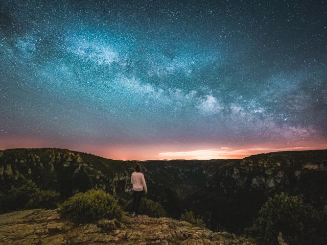 point sublime de nuit étoiles