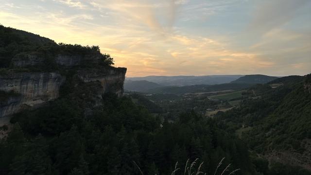 Vue coucher de soleil sabot de malepeyre