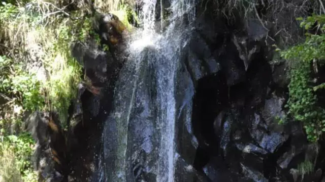 Cascade de Plagnes, Lozère.