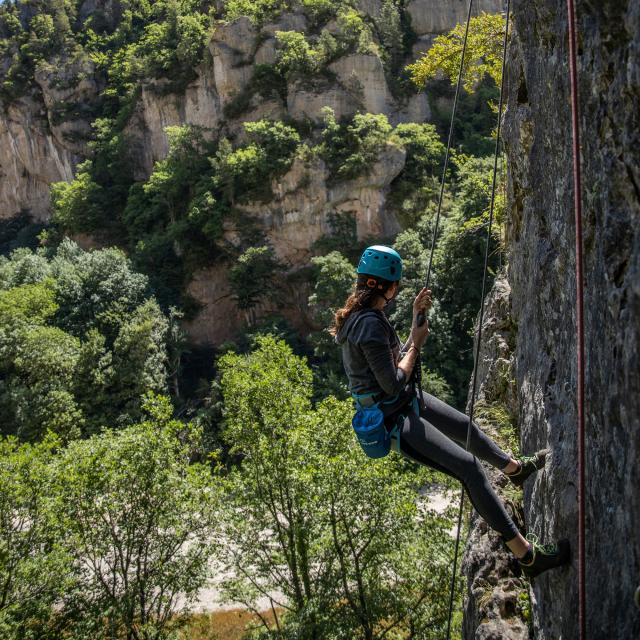 escalade gorges du tarn lozère