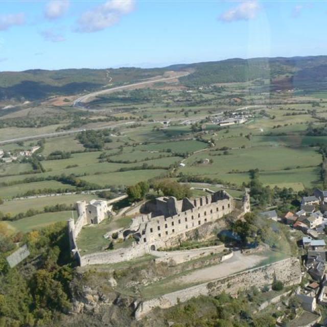 Chateau De Severac Vu Du Ciel