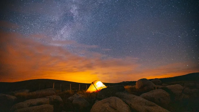 bivouac lozère campement nuit