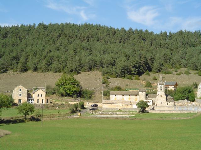 vue sur la capelle causse sauveterre