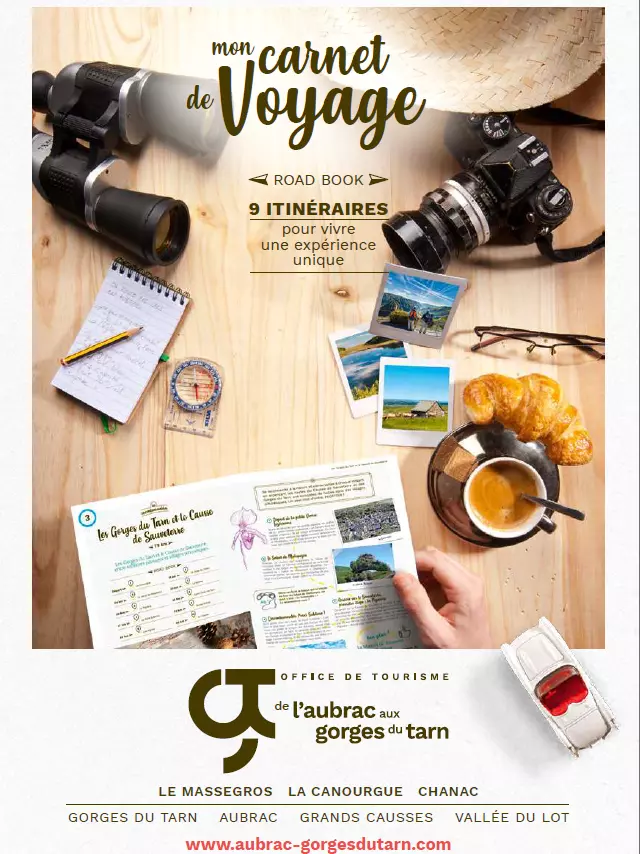 Carnet De Voyage gorges du tarn aubrac vallée du lot grands causses