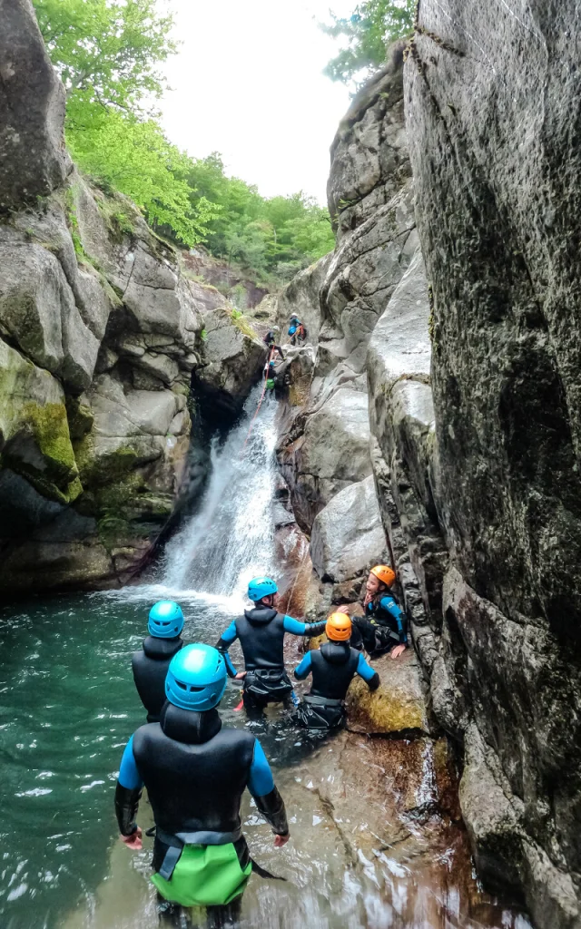 Randonnée aquatique gorges du tarn Lozère.