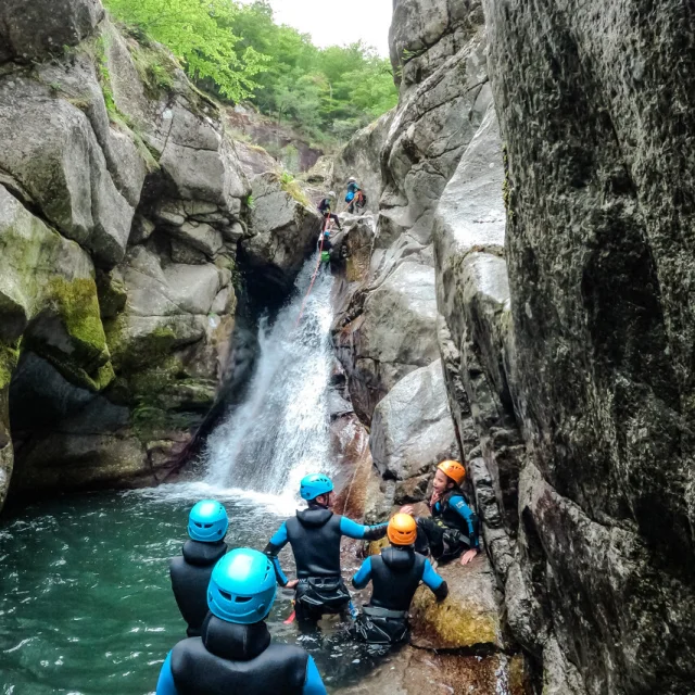 Randonnée aquatique gorges du tarn Lozère.